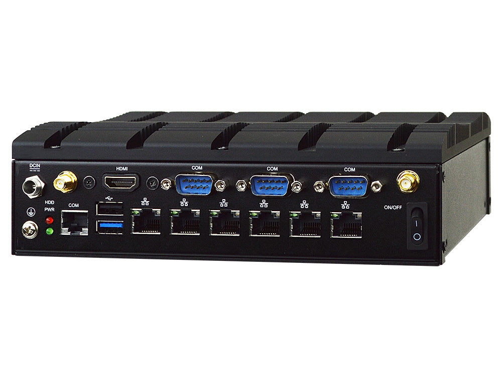 Box PC mod. BFJ-903-i05, Celeron J6412, Ram 8Gb, SSD 250Gb, 6x 2.5GLan, 4x Rs-232, 12Vdc