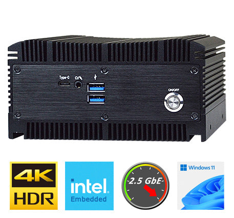 Barebone Jetway mod. JC330U10, Cpu i5-1145G7, SoDDR4, M2, 2xGLan, 2x HDMI, 12-24Vdc
