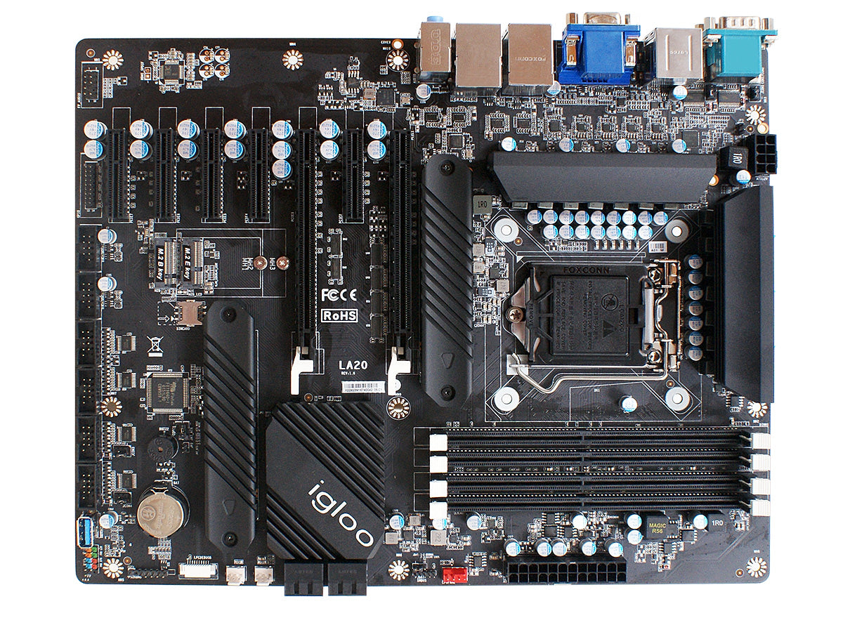 MB ATX Jetway LA20-Q470 Sk1200, RAID, 4x GLan, ATX24