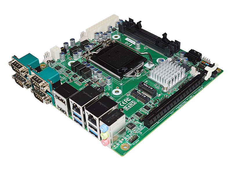 MB Mini-ITX Jetway MI08, cpu Sk1200 10th, 2x GLan, 4x Rs-232, ATX24