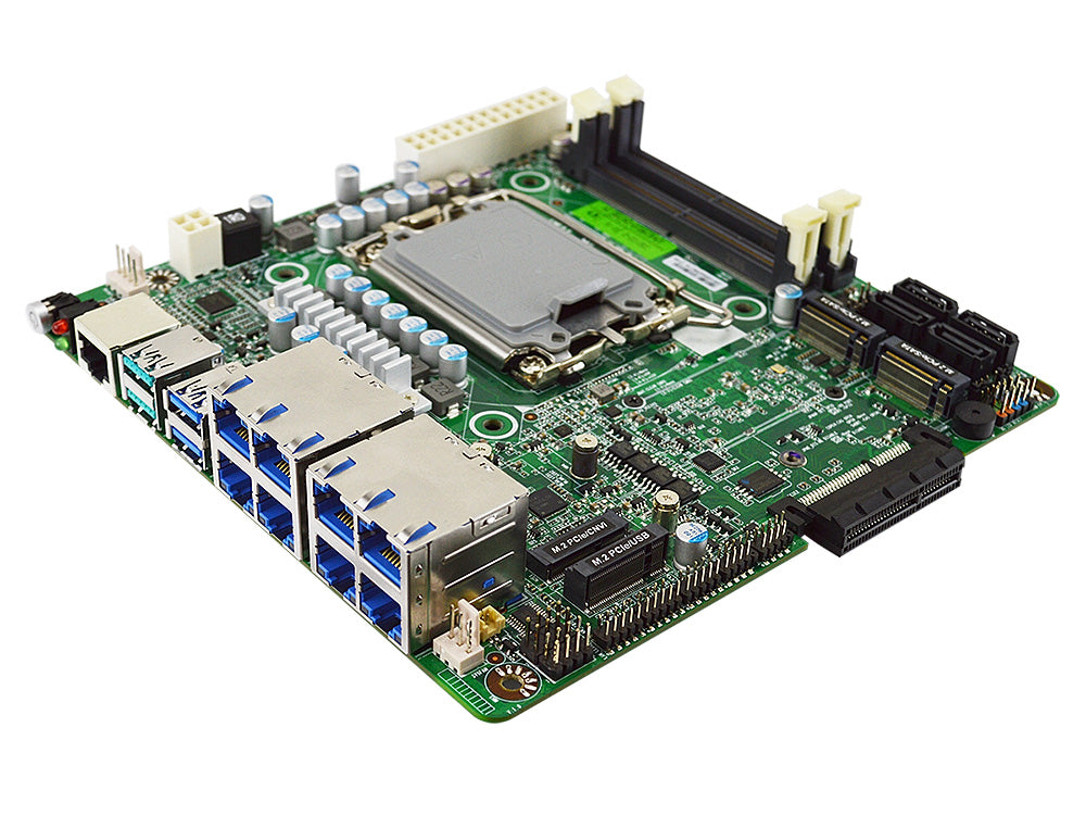 MB Mini-ITX Jetway MI23-Q670, cpu Sk1700, RAID, 8x 2,5GLan, ATX24