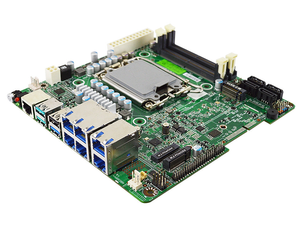 MB Mini-ITX Jetway MI23-H610, cpu Sk1700, 6x 2,5GLan, ATX24