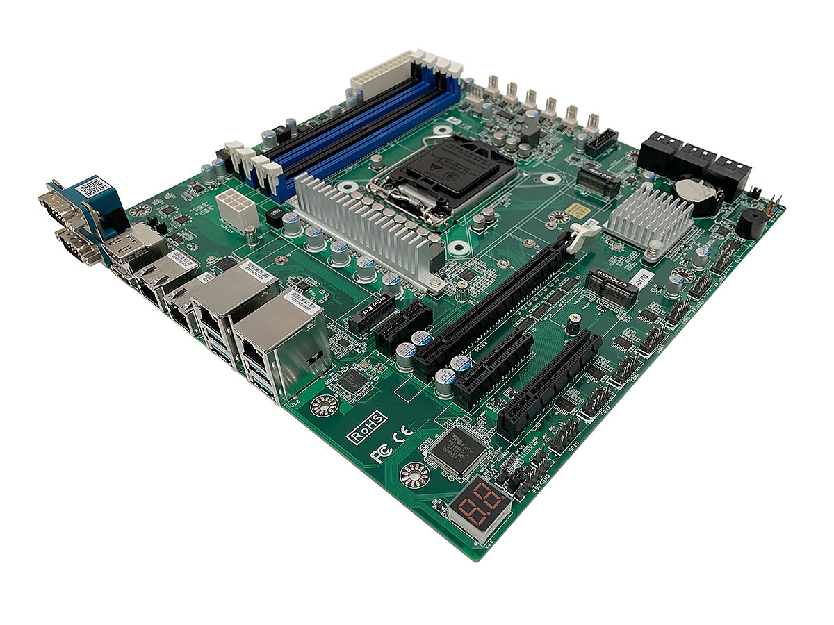 MB Micro-ATX Jetway MM21-Q470 Sk1200, RAID, 4x GLan, ATX24