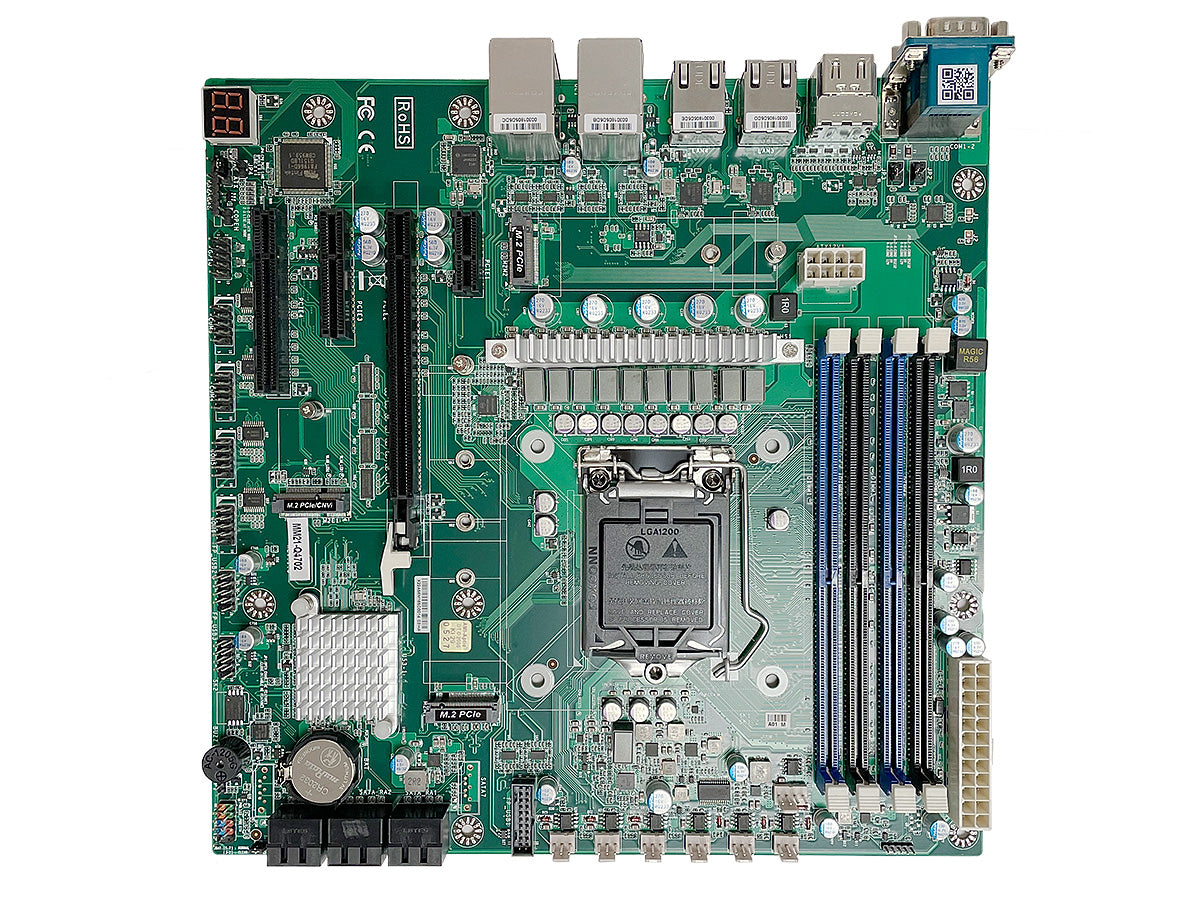 MB Micro-ATX Jetway MM21-Q470 Sk1200, RAID, 4x GLan, ATX24