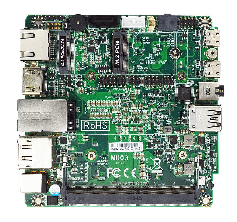 MB NUC Jetway MU03 cpu Celeron J6412, 2x GLan, 12Vdc