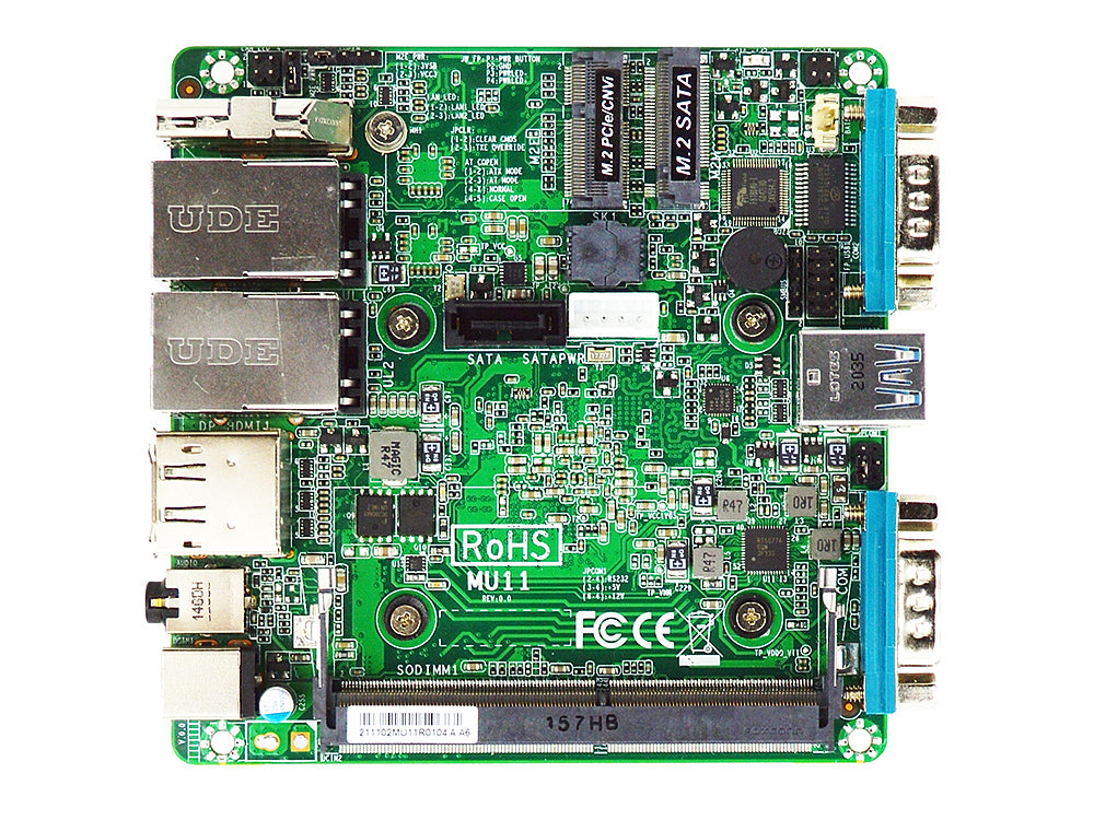 MB NUC Jetway MU11 cpu Celeron J4125, 2x GLan, 2x Rs-232, 12Vdc