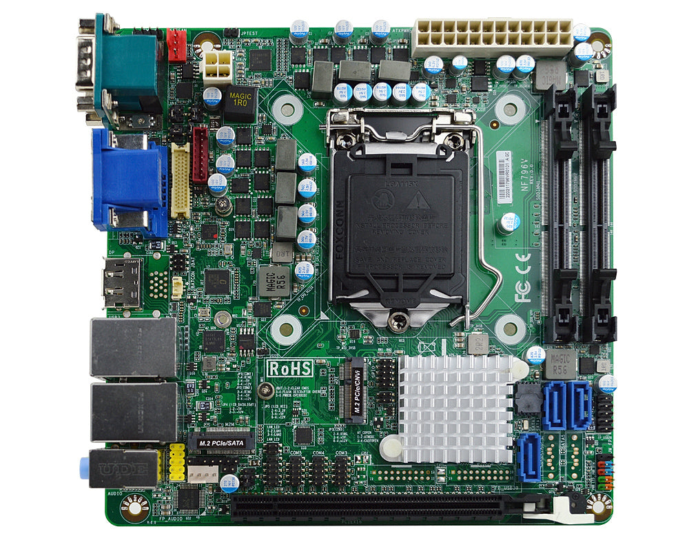 MB Mini-ITX Jetway JNF796V-H310 sk1151, 2x GLan, 1x HDMI + 1x VGA + 1x DP, ATX24