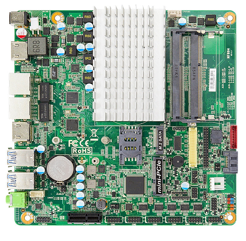 MB Mini-ITX Jetway JNF894V, cpu Celeron J3455, 2x GLan, 2x HDMI, 9-36V