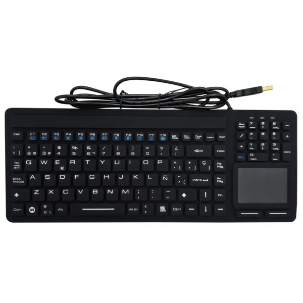 Tastiere Silicone mod. TS308 con TouchPAD, IP68, 116 Tasti