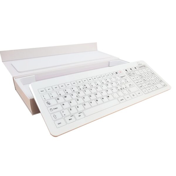 Tastiere Vetro mod. KB01, Tastierino Numerico/TouchPad, IP67, 104 Tasti