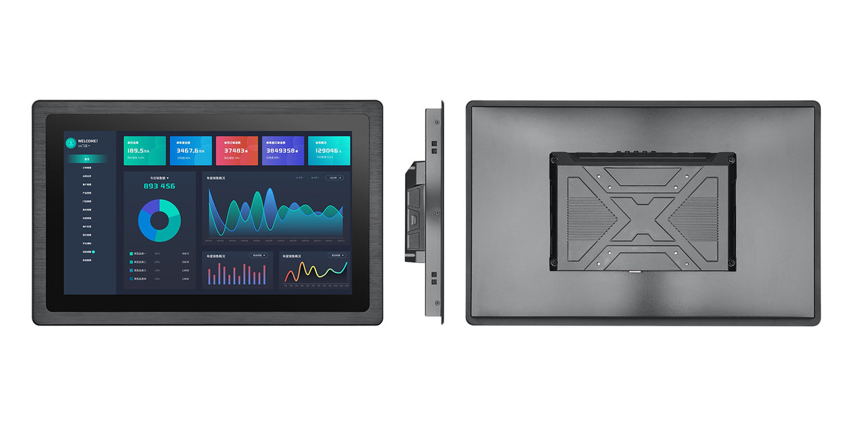 Panel Monitor VISIO mod. VS Z156x, LCD 15.6", 1920x1080, VGA-HDMI-DP, Audio, 12-36Vdc