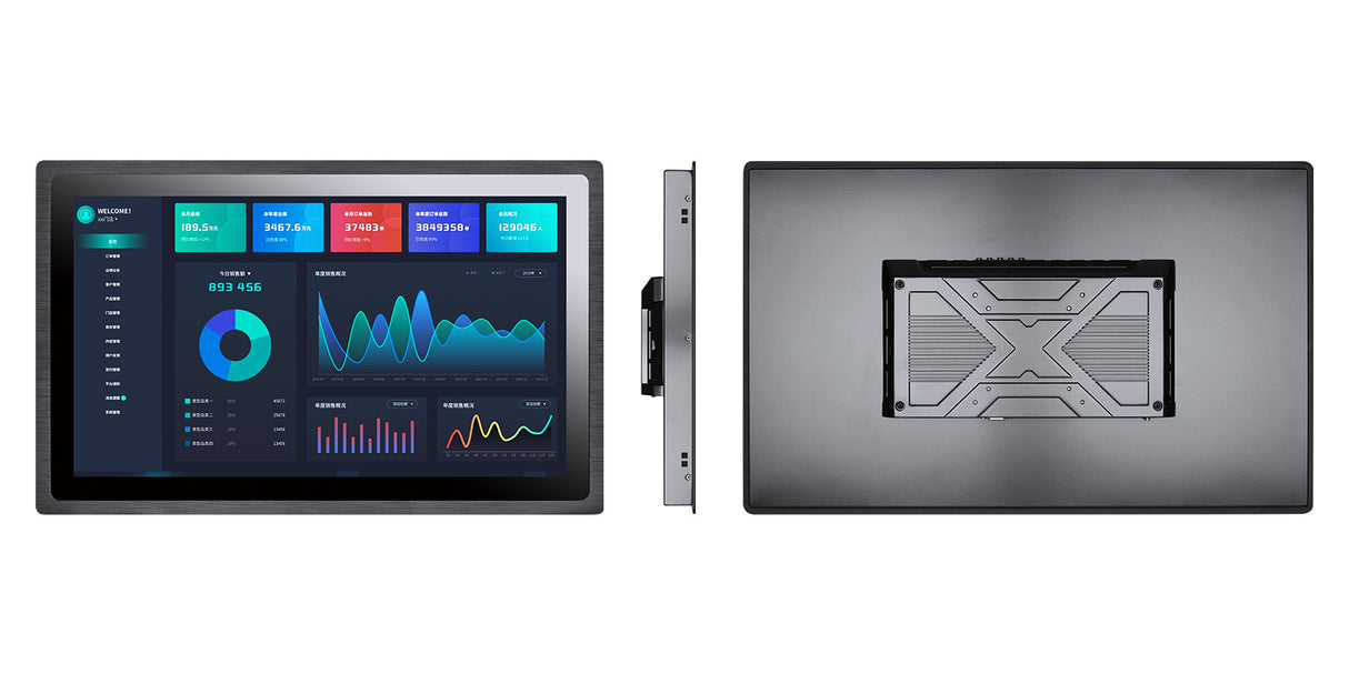 Panel Monitor VISIO mod. VS Z238x, LCD 23.8", 1920x1080, VGA-HDMI-DP, Audio, 12-36Vdc