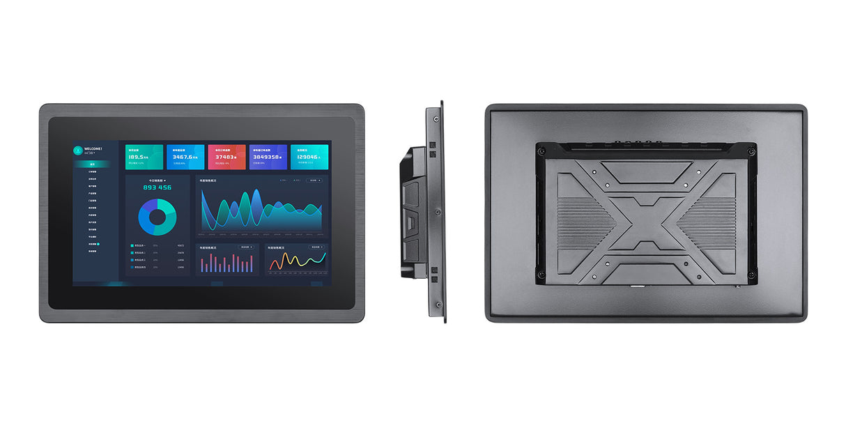 Panel Monitor VISIO mod. VS Z116x, LCD 11.6", 1920×1080, VGA-HDMI-DP, Audio, 12-36Vdc