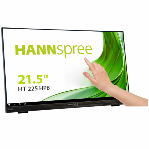 Monitor Desktop PCAP 21.5" mod. HT225HPB, FHD, Casse MM, VGA + HDMI + DP, 220Vac