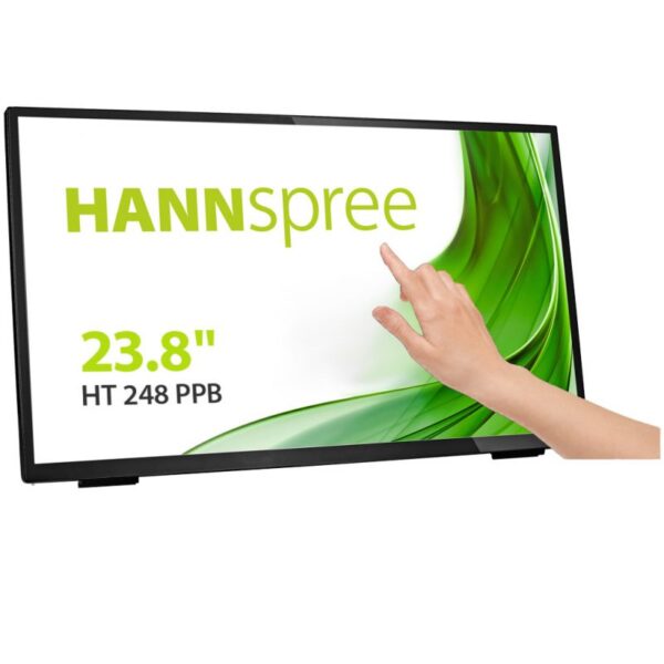 Monitor Desktop PCAP 23.8" mod. HT248PPB, FHD, HUB USB, Casse MM, VGA + HDMI + DP, 12Vdc
