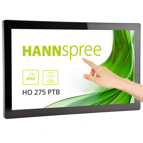 Monitor Open Frame PCAP 27" mod. HO275PTB, FHD, Casse MM, VGA + HDMI + DP, 220Vac