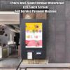 Totem serie TGE8-xx-y-WSQ, LCD 21.5" e 31.5", Touch, Stampante 80mm e QRcode Wallmount uso ESTERNO