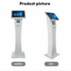 Totem serie M6-xxx-y-SQ, LCD da 15.6" a 21.5", Touch, Stampante 80mm e QRcode