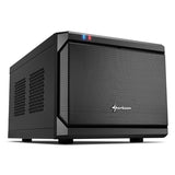 Cabinet Mini-Itx mod. QB ONE Nero, 4x USB front, 2 Slot, 240Vac