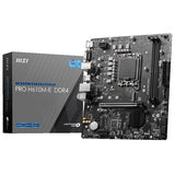 MB MSI PRO H610M-E DDR4 LGA1700 2XDDR4DC-3200 1XHDMI 1XPCIE4.0X16 1XM.2 4XSATA3 GBLAN USB3.2 MATX