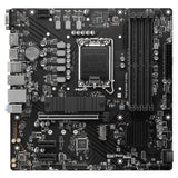 MB MSI PRO B760M-P DDR4 LGA1700 4XDDR4DC-4800O.C. 1XHDMI 1XDP 1XPCIE4.0X16 2XM.2 4XSATA3R GBLAN USB3.2 MATX