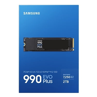 M2 (2280) 2000Gb ( 2Tb ) NVME2.0 Samsung SSD990 EVO Plus mod. MZ-V9S2T0BW PCIe 4.0x4