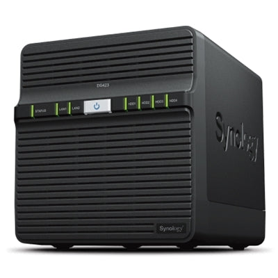 NAS SYNOLOGY 4x Bay 3,5"Sata, NO Hdd, mod. DS423, CPU RTD1619B 4C, 2Gb ram, 2x GLan, 2x USB