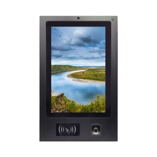 MES S215-412 LCD 21.5", Front IP65, Celeron J4125, NFC, RFID, Cam, Fingerprint, 12Vdc