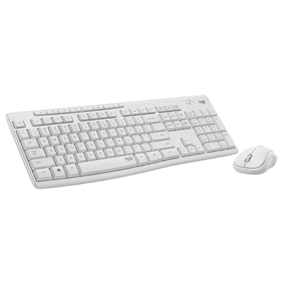 TASTIERA+MOUSE WIRELESS LOGITECH RETAIL MK295 USB SILENT BIANCA P/N 920-009821