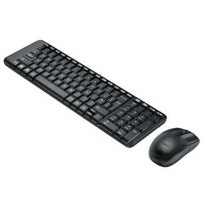 TASTIERA+MOUSE WIRELESS LOGITECH RETAIL MK220 NERO USB P/N 920-003721