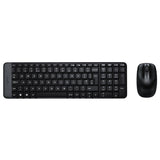 TASTIERA+MOUSE WIRELESS LOGITECH RETAIL MK220 NERO USB P/N 920-003721