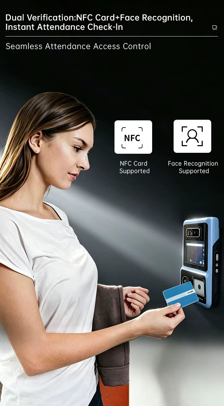 Validazione biglietti mod. 8H11-3566, LCD da 5", Touch PCAP, RK3566 4Core, ram 3Gb, rom 16Gb, Android 14, 4G, WebCam, QRcode e RFid