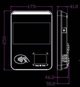 Validazione biglietti mod. 8H158-450, LCD da 7", Touch PCAP, QC MSM450 8Core, ram 2Gb, rom 16Gb, Android 10, 4G, QRcode e NFC