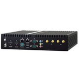 Box PC mod. BFJ-501-i1U, Cpu RYZEN V1605B, Ram 16Gb, SSD 500Gb, 2x GLan, 4x DP, 12-28Vdc