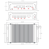 BFS-101-i7-1355, Cpu i7-1355, ram 8Gb, SSD 250Gb, 12-19Vdc