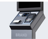 Totem JASPAY serie SUxx-y, LCD da 21.5″ a 32″ Portrait, QRCode, NFC, Stampante, WEBCam