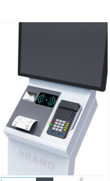 Totem JASPAY serie SUxx-y, LCD da 21.5″ a 32″ Portrait, QRCode, NFC, Stampante, WEBCam