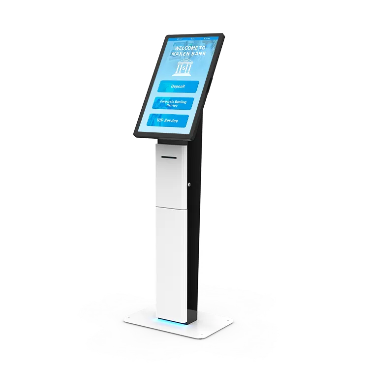 Kiosk Jasper Floor mod. JAS F24-y-S(QR), LCD da 23.8", Touch PCAP, Stampante 80mm + rotolo 150mm ( Opz. QRcode e RFid )