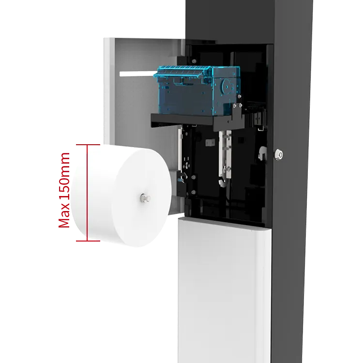 Kiosk Jasper Floor mod. JAS F24-y-S(QR), LCD da 23.8", Touch PCAP, Stampante 80mm + rotolo 150mm ( Opz. QRcode e RFid )