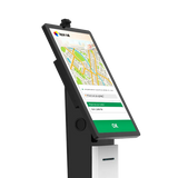 Kiosk Jasper Floor mod. JAS F24-y-S(QR), LCD da 23.8", Touch PCAP, Stampante 80mm + rotolo 150mm ( Opz. QRcode e RFid )