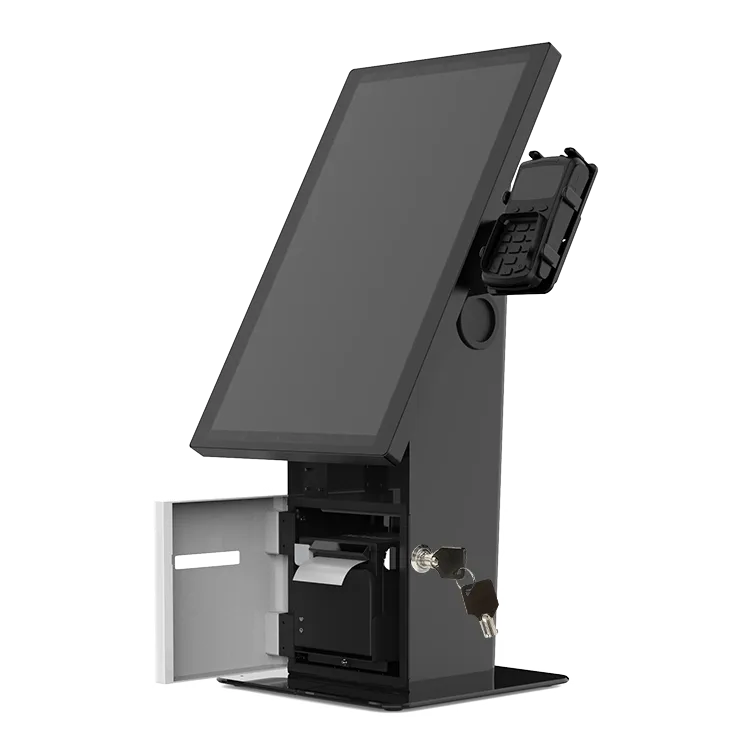 Kiosk Jasper Desk mod. JAS D18-y-S(QR), LCD da 18.5", Touch PCAP, Stampante 80mm ( Opz. QRcode e RFid )