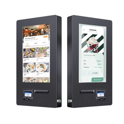 Totem serie TGE8-32-y-WSQ, LCD 31.5", Touch, Stampante 80mm e QRcode con stand uso ESTERNO