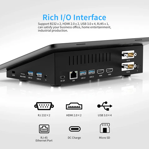 VC H101-41 LCD 10.1", Cpu Celeron J4125 4core, ram 8Gb, SSD 128Gb