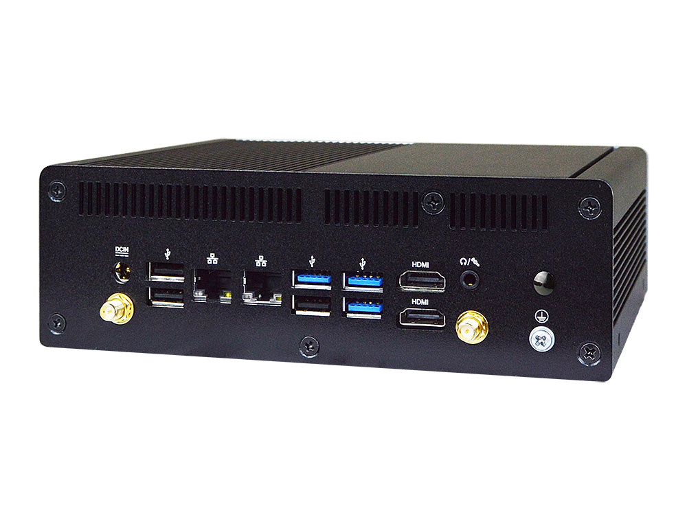 Barebone Jetway FDF20-6412, Cpu J6412, SoDDR4, M2/SSD, 2x 2.5GLan, 4x Rs-232, 2x HDMI, 12-24Vdc