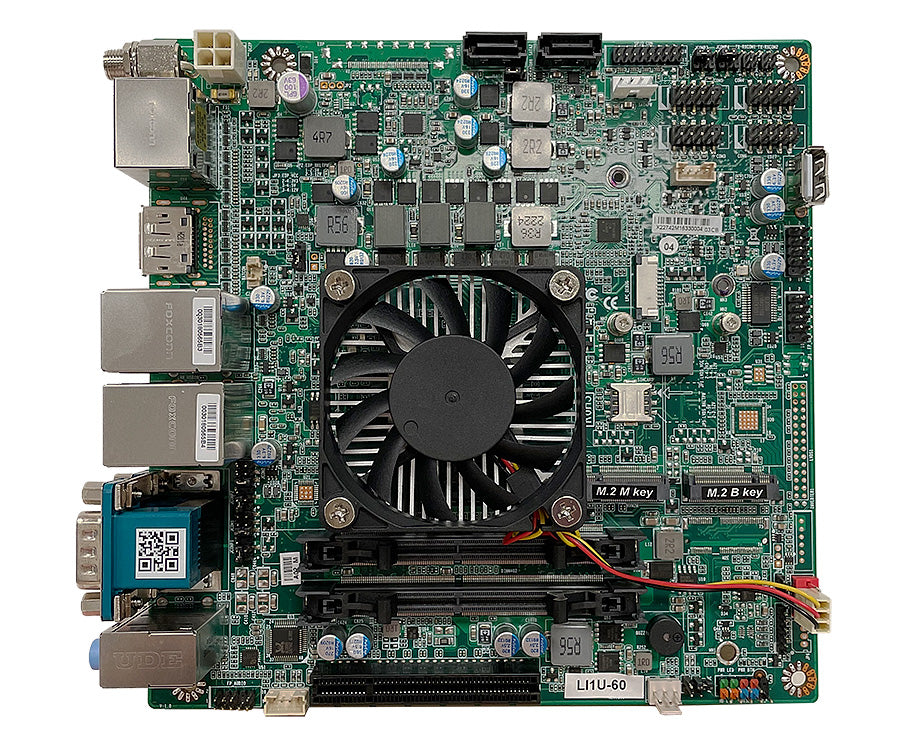 MB Mini-ITX Jetway LI1U-60, cpu AMD Ryzen R1305G, 2x GLan, 3x DP, 12-28Vdc