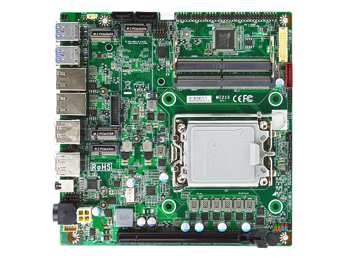 MB Mini-ITX Jetway MI215-Q670, cpu Sk1700, RAID, 2x GLan, 12-36Vdc