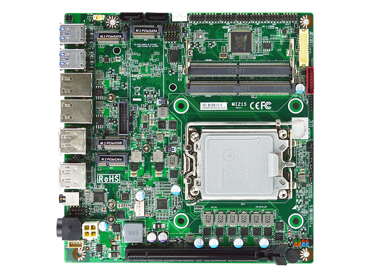 MB Mini-ITX Jetway MI215-H610, cpu Sk1700, 2x GLan, 12-36Vdc