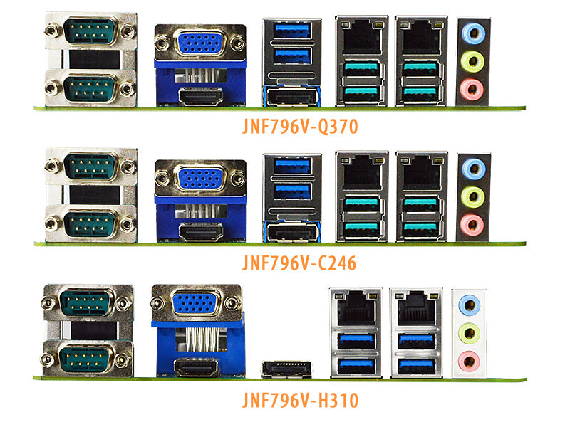 MB Mini-ITX Jetway JNF796V-H310 sk1151, 2x GLan, 1x HDMI + 1x VGA + 1x DP, ATX24
