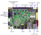 MB Pico-ITX Jetway PIC-ASL1 cpu ATOM x7433RE (opz. x7213RE), 1x GLan, 12Vdc