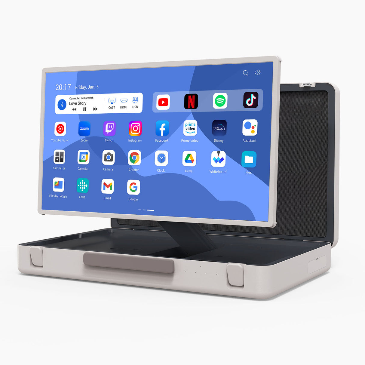 Valigia Portatile mod. VALPORT 27-3588, LCD da 27", Touch PCAP, RK3588 8Core, ram 8Gb, rom 128Gb, Android 14 ( Opz. WebCam, QRcode e RFid )